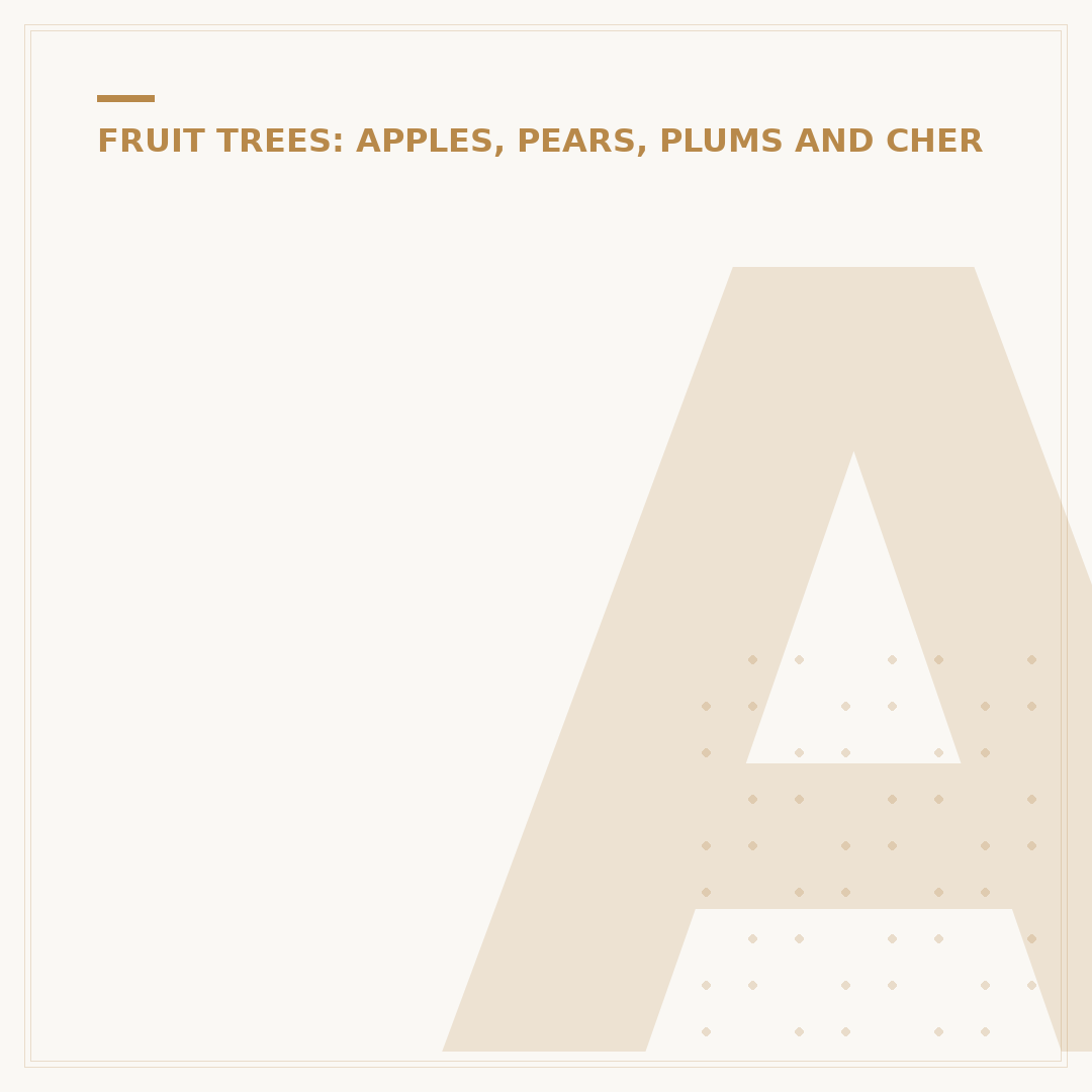 Apple Tree Identification Chart