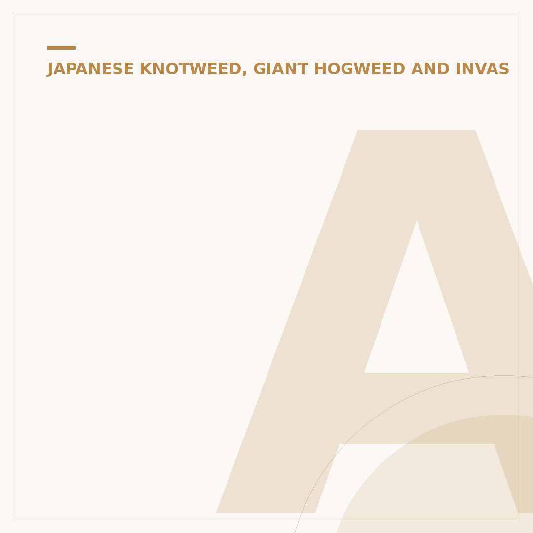 Asian Knotweed: Identification and Control
