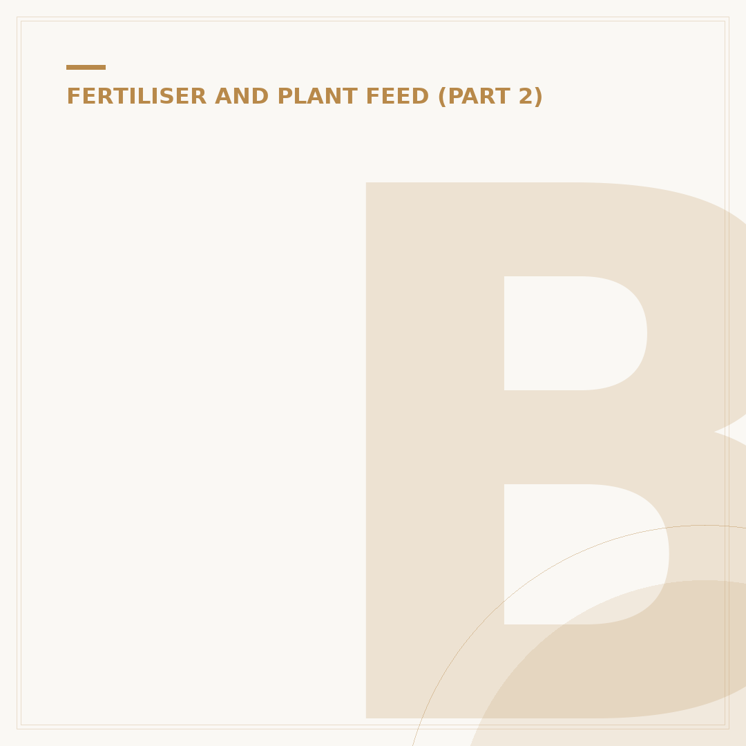 Boron Fertilizer: Why Your Plants Need It