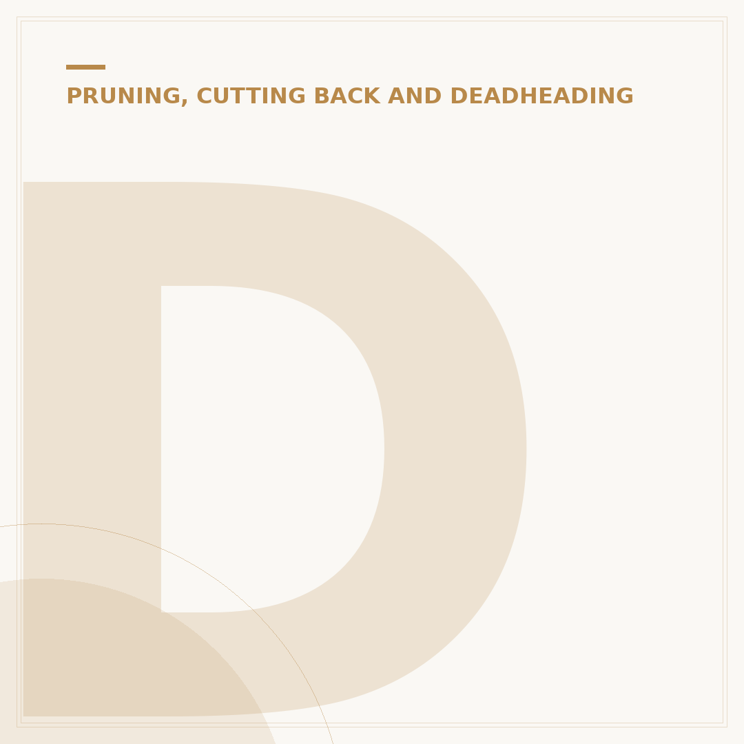 Dry Pruning Techniques for Healthier Plants