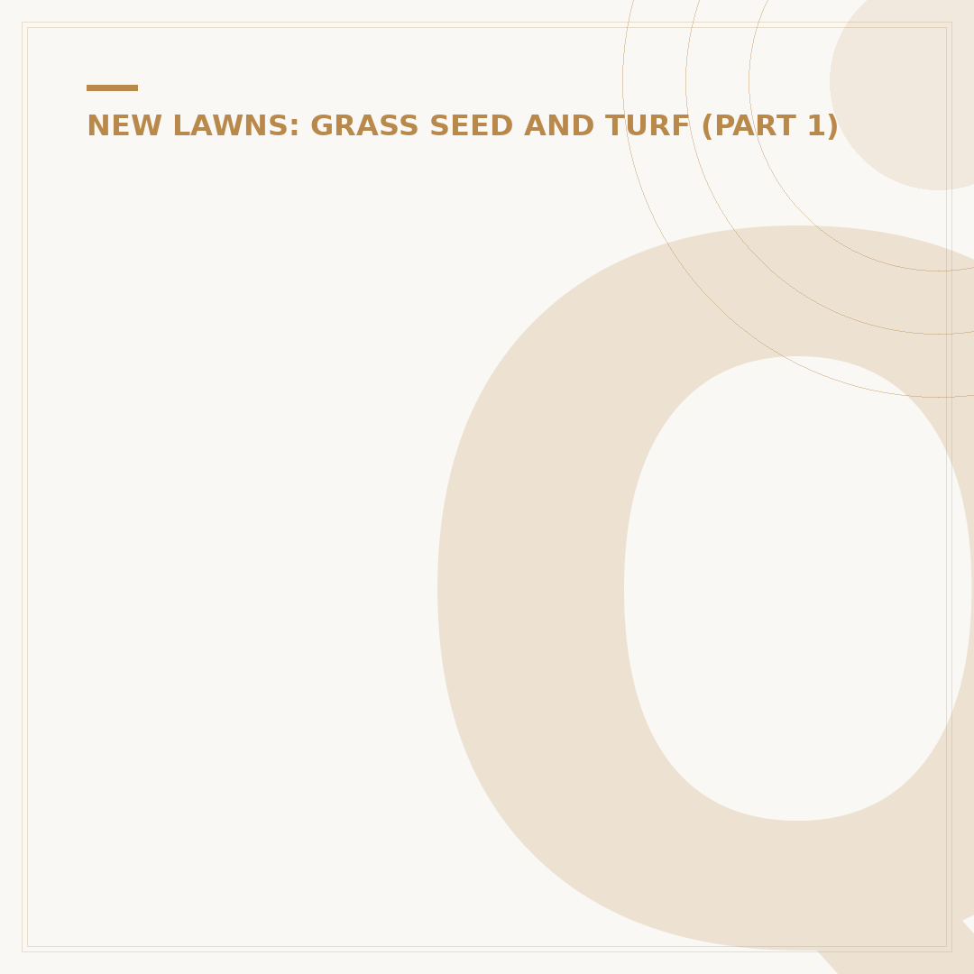 Quick-Growth Grass Seed