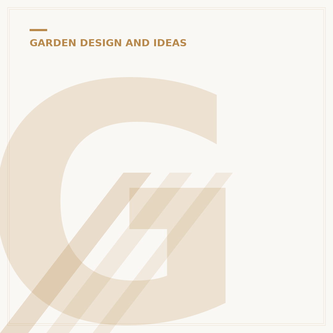 Garden Design Ideas: Crafting Your Ideal Outdoor Space