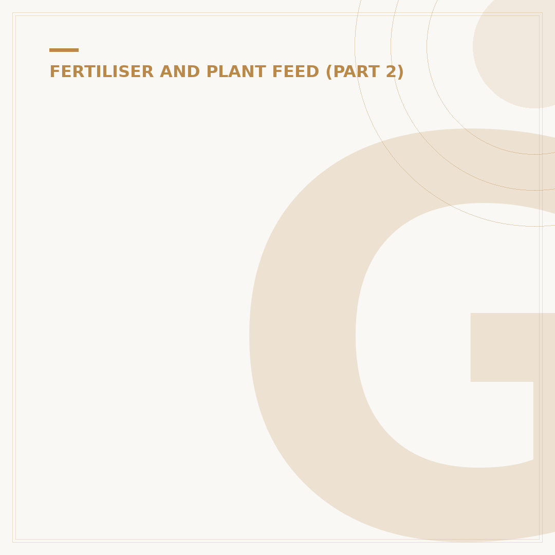 Greenfield Fertilizer: Choosing Nutrients for New Ground