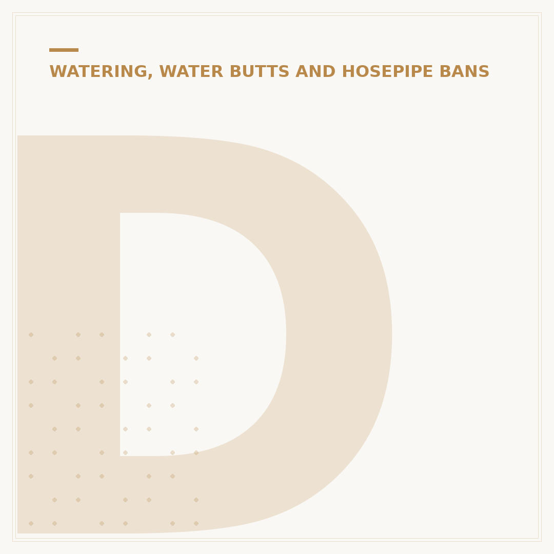 Do I Have a Hosepipe Ban? How to Check Restrictions