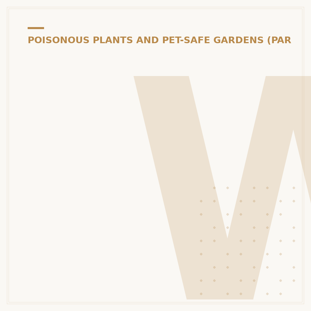 What Household Plants Are Toxic to Cats?