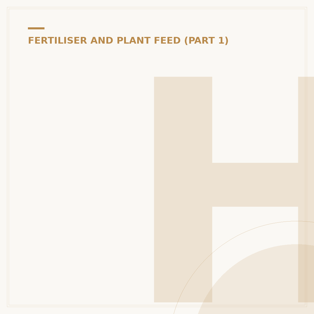How to Make Fertilizer