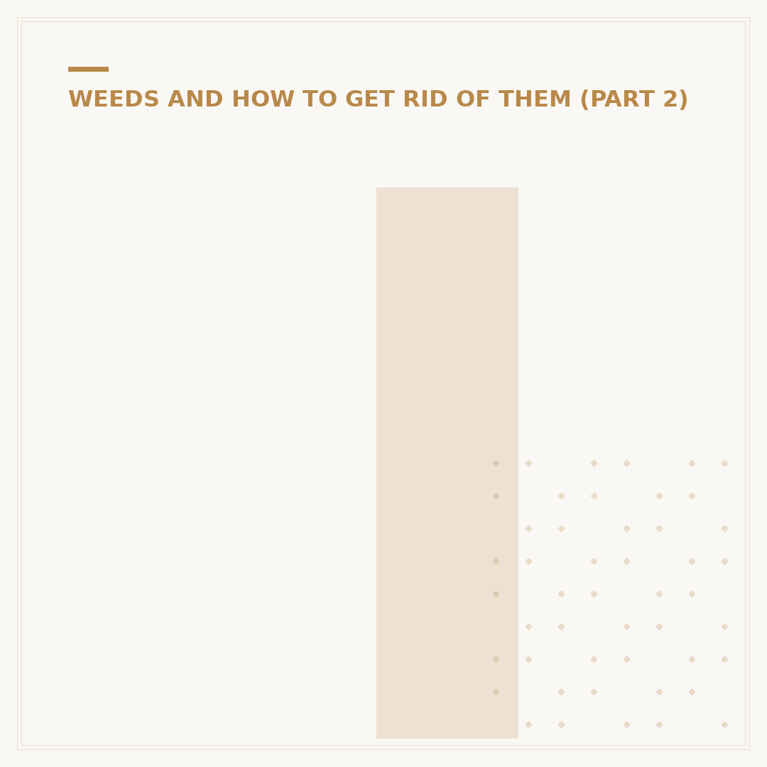 Into The Weeds: Effective Control Methods Explained