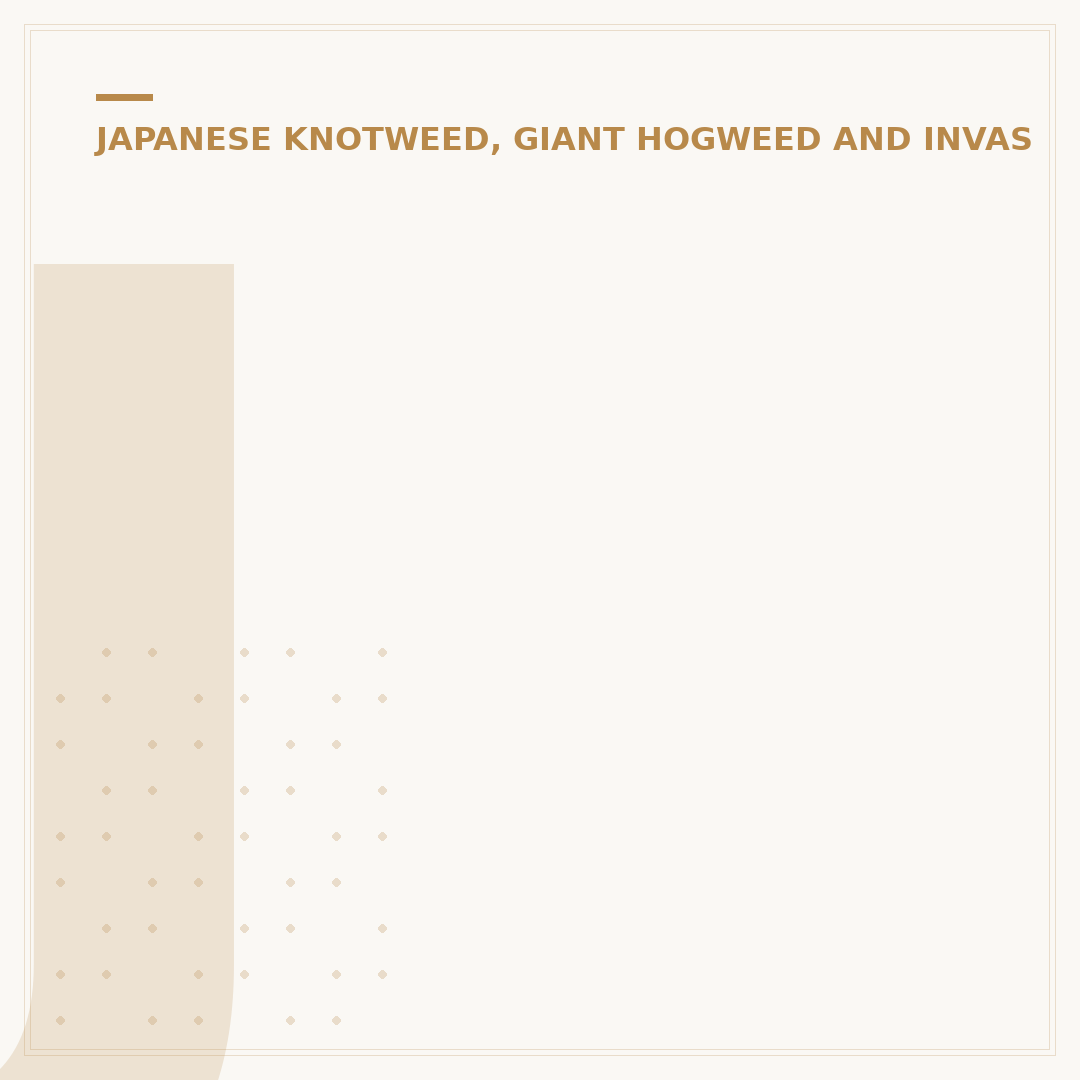 Japanese Knotweed Shoots: Identification and Early Control