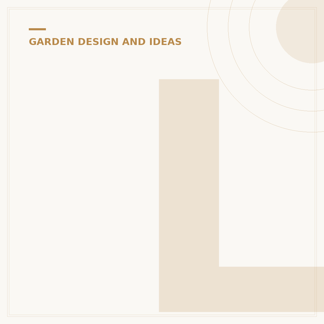 Lawn Furniture Ideas for Your Garden Space