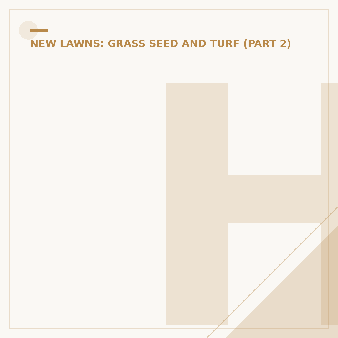 How to Lay a Lawn with Grass Seed in the UK