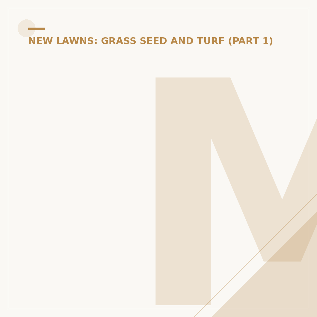 Meadow Grass Seed: Choosing the Right Mix