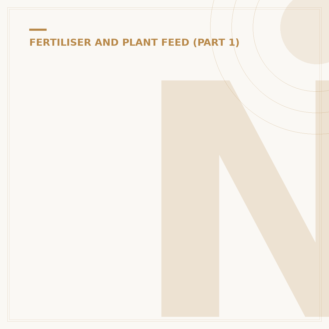 NPK Fertilizer: Understanding Plant Nutrient Balances