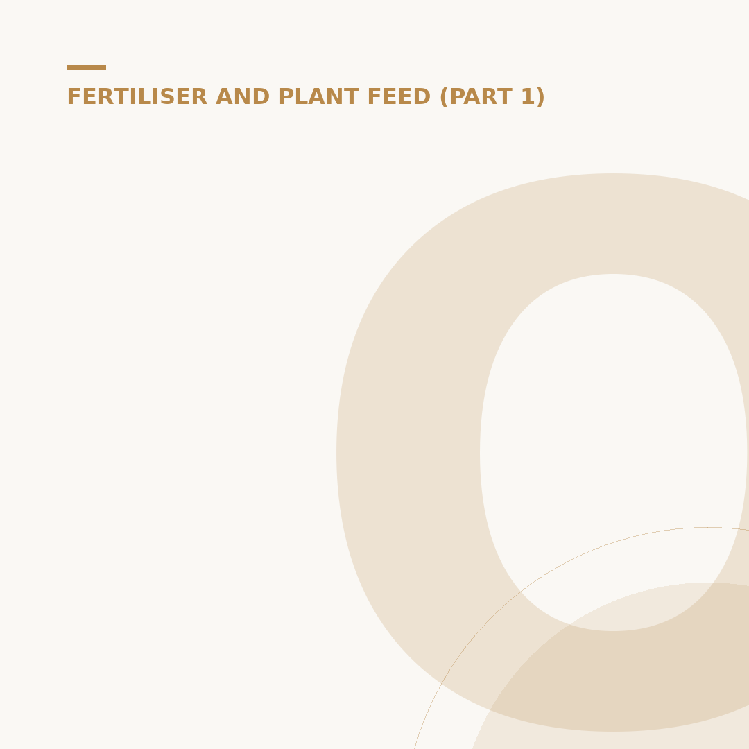 Organic Fertilizer