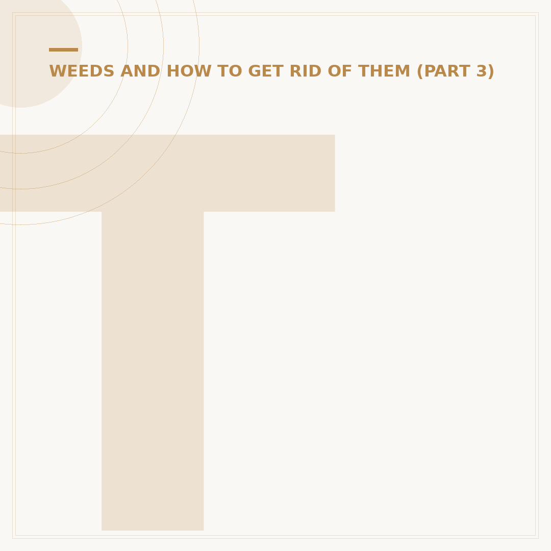 Thistles and Thorns: Identification and Management