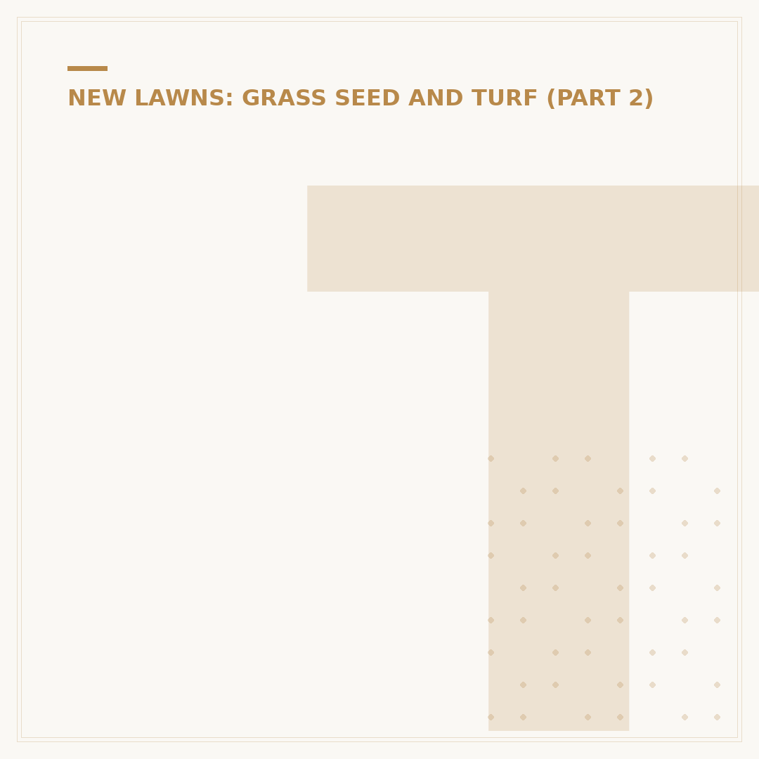 Turf Fertiliser: Types and How to Apply for a Greener Lawn