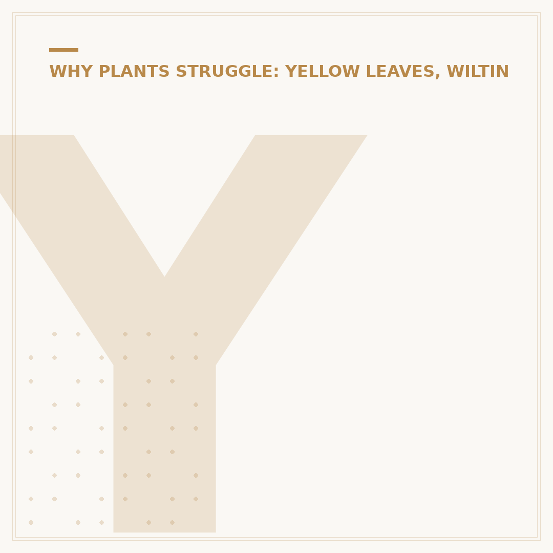 Yellow Leaves on Plants: Causes and Solutions