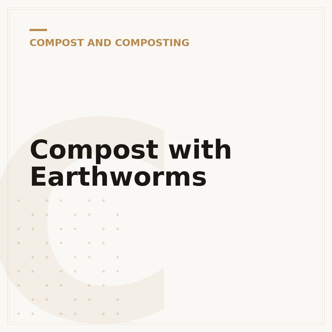 Compost with Earthworms