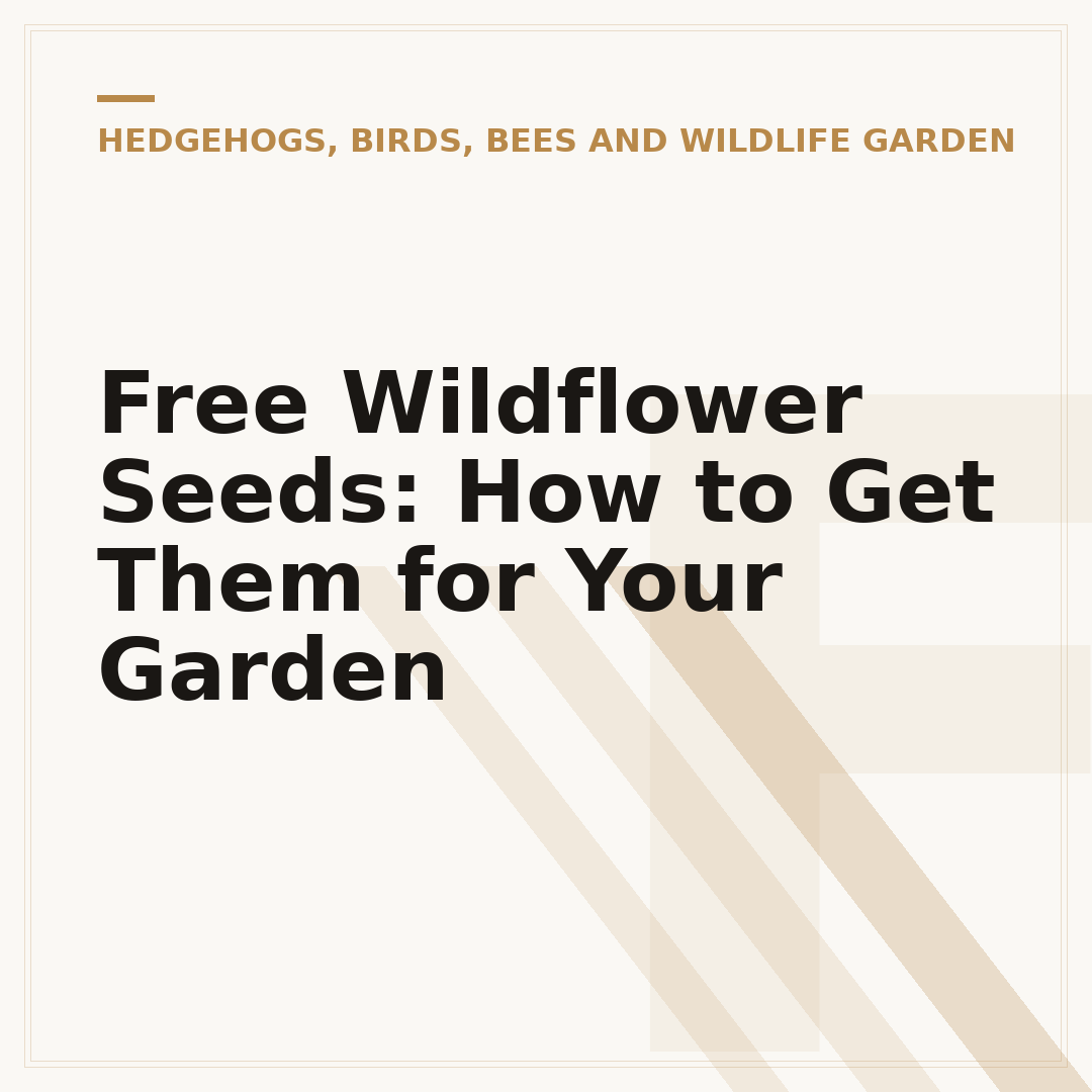 Free Wildflower Seeds: How to Get Them for Your Garden