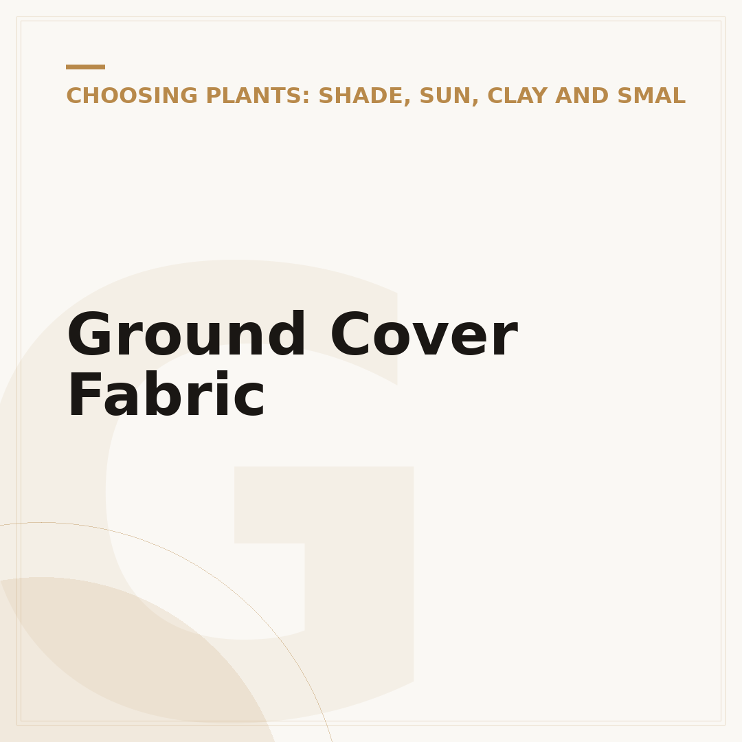 Ground Cover Fabric