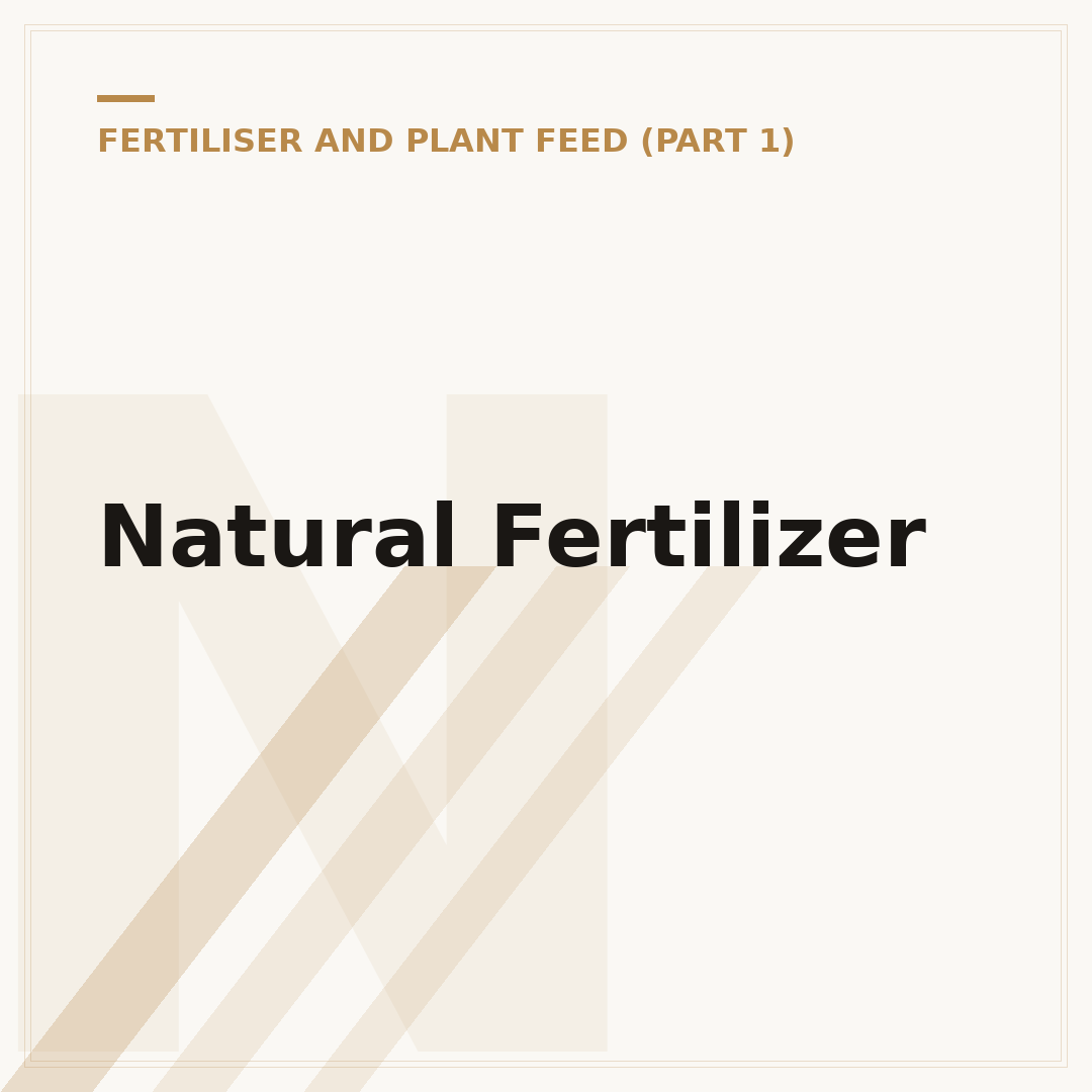 Natural Fertilizer