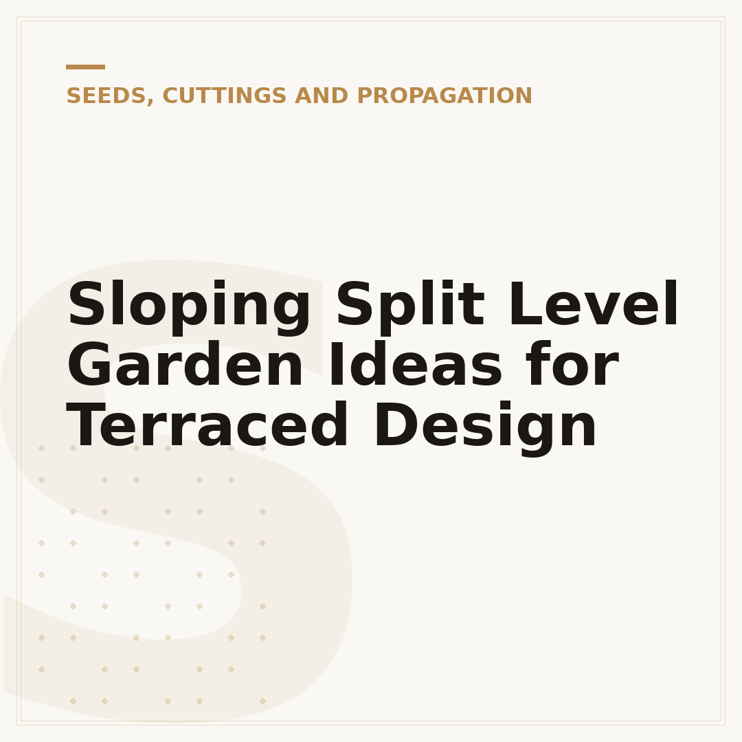 Sloping Split Level Garden Ideas for Terraced Design