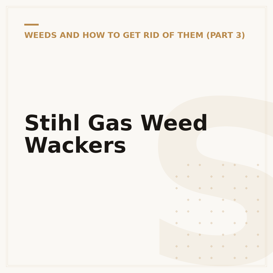 Stihl Gas Weed Wackers