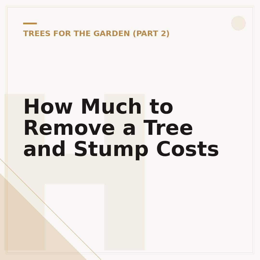 How Much to Remove a Tree and Stump Costs